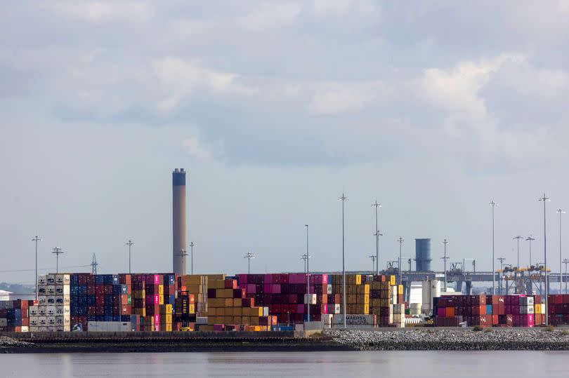 Drug smugglers use shipping containers as it would be too difficult to search every single one -Credit:Chris Ratcliffe/Bloomberg via Getty Images