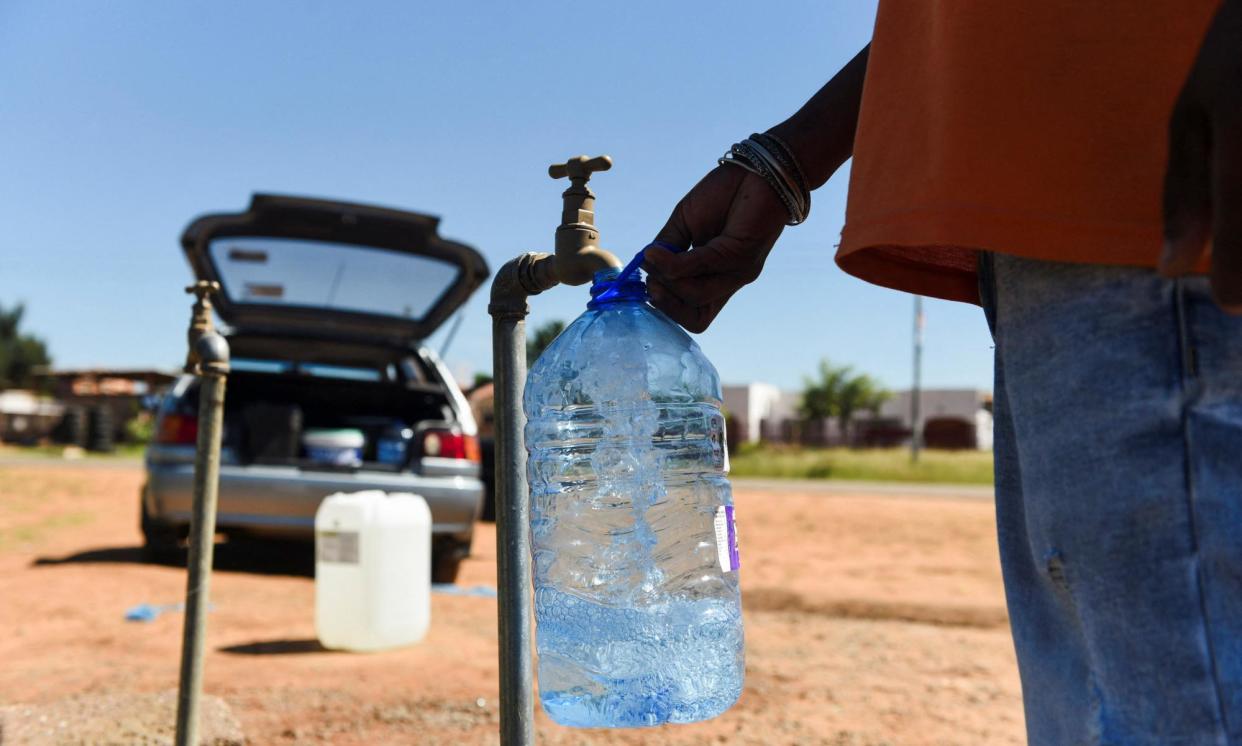 <span>‘If you’re drinking water, you’re drinking a lot of TFA, wherever you are in the world,’ one expert said.</span><span>Photograph: Alet Pretorius/Reuters</span>