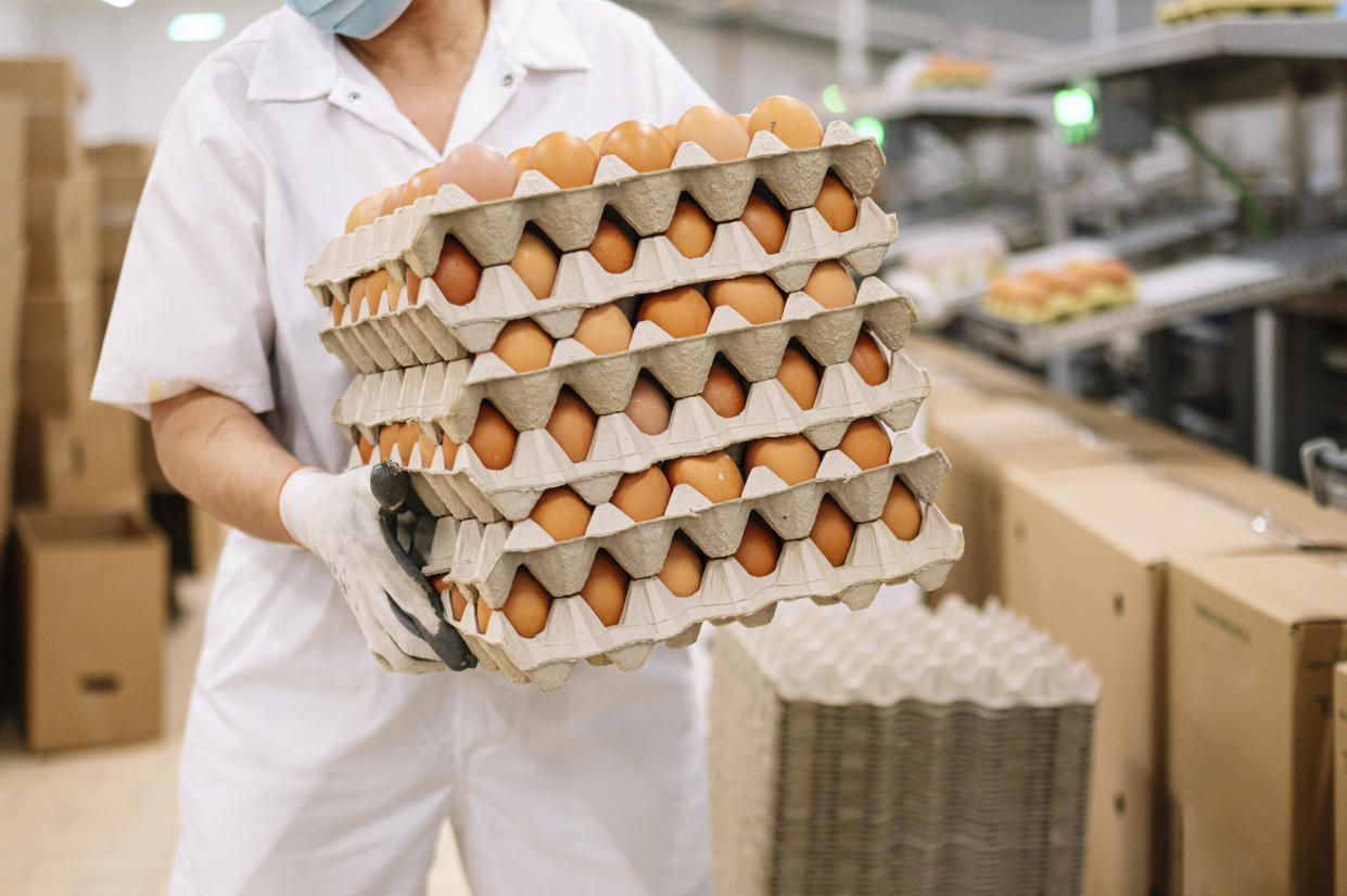 Singapore's Giant, NTUC Fairprice drops price of eggs. (PHOTO: Getty)