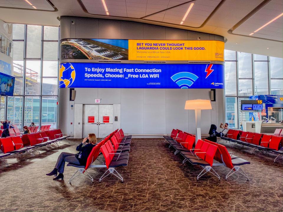 LaGuardia Airport Terminal B Western Concourse — LaGuardia Airport Tour 2021