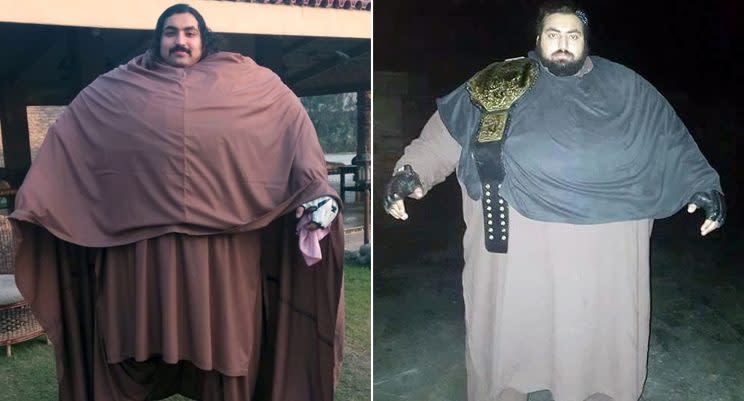 The incredible bulk: Arbab Khizer Hayat (Caters)