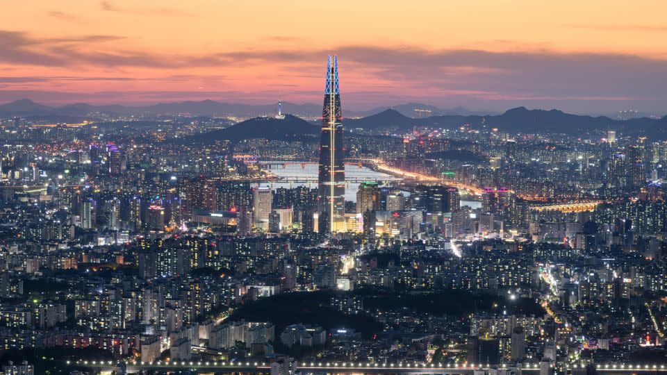 The Seoul skyline at night. - Ed Jones/AFP/Getty Images/File