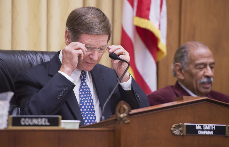 The expected EPA proposal builds on the work Rep. Lamar Smith (R-Texas) has done to politicize science during his tenure as chairman of the House Science Committee.&nbsp; (Photo: Tom Williams via Getty Images)