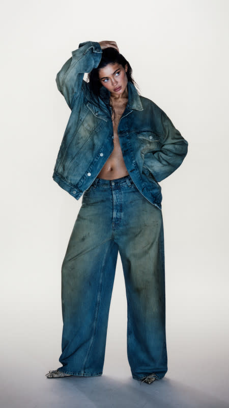 A Stripped-Down, Body-Painted Kylie Jenner Stars in Acne Studios