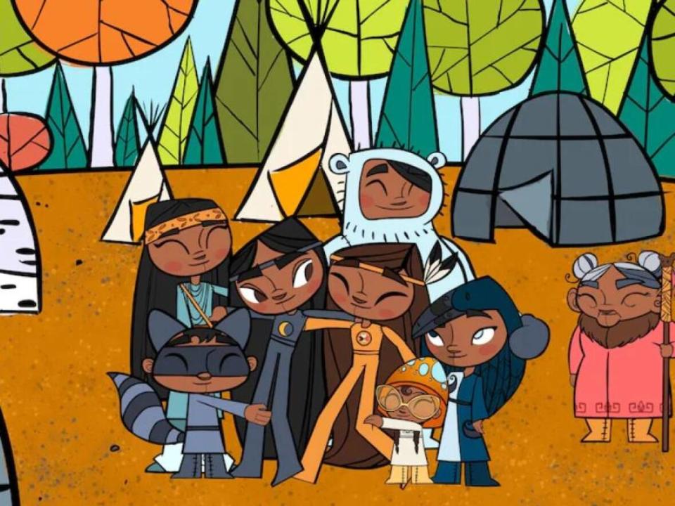 Lil Glooscap and the Legends of Turtle Island follows the adventures of a young Glooscap and is offered in three languages: English, French and Wolastoqey. (Ninen Productions Inc. - image credit)