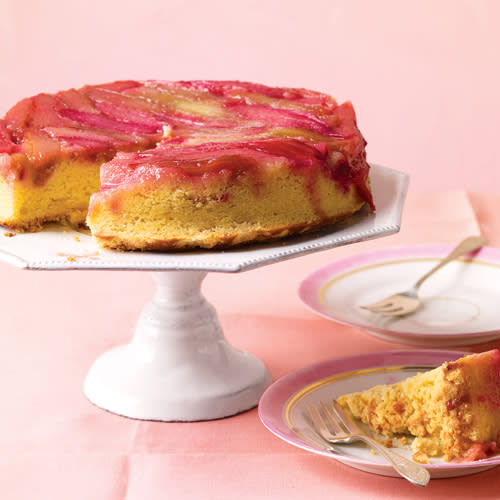 Rhubarb Upside-Down Cake