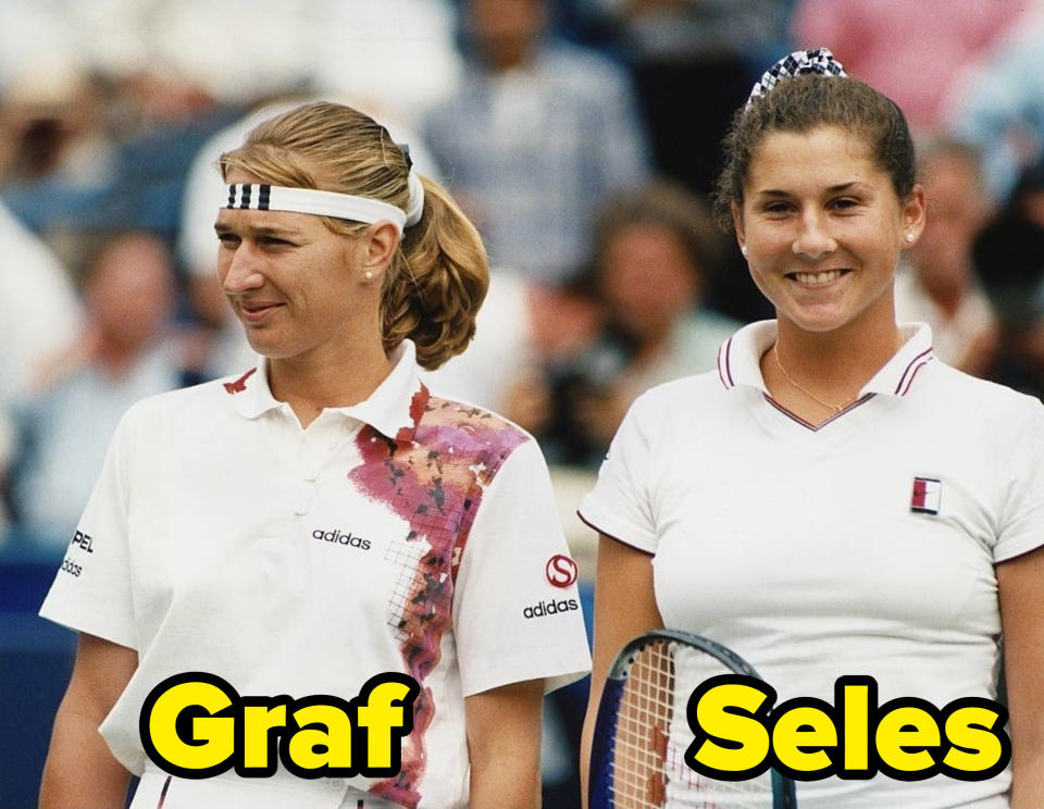 Steffi Graf and Monica Seles