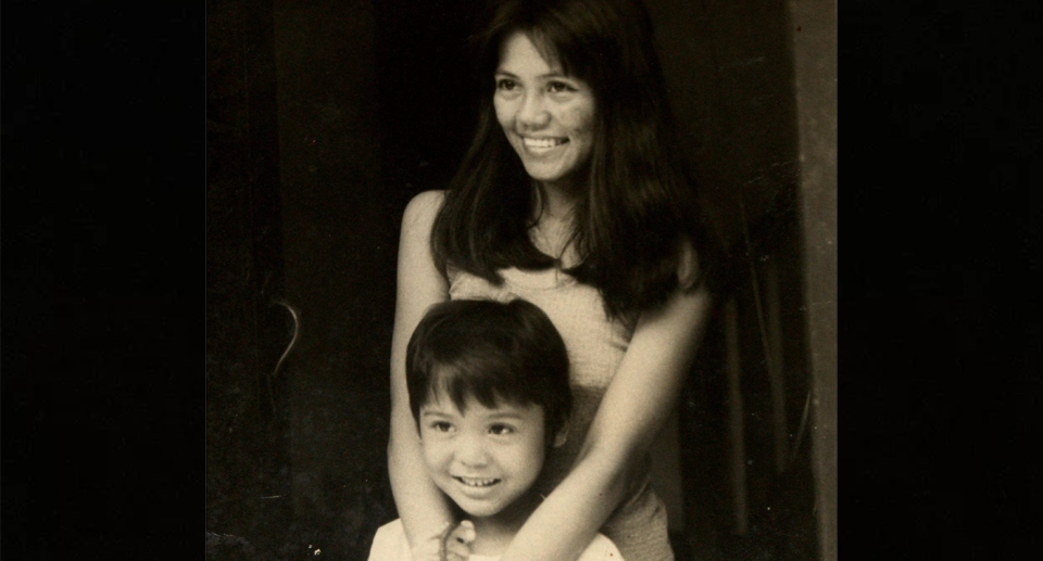 Adora Faye De Vera and her son, Ron, did not meet until he was four years old, as Adora was imprisoned and tortured during martial law. (Photo: Kapatid/Facebook)