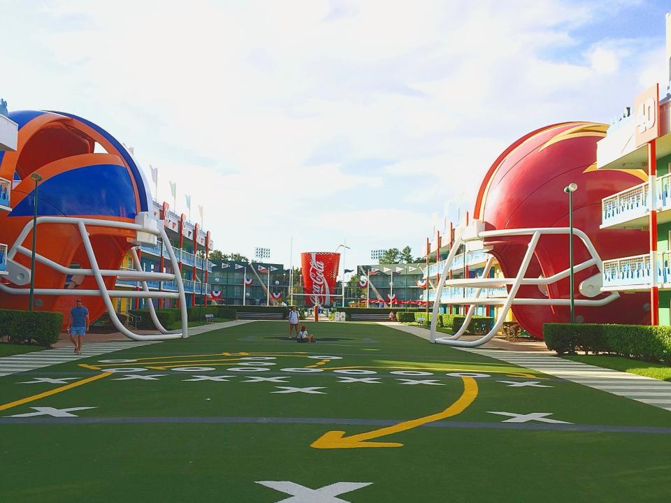 Soccer field at Disney's All Star Sports Resort