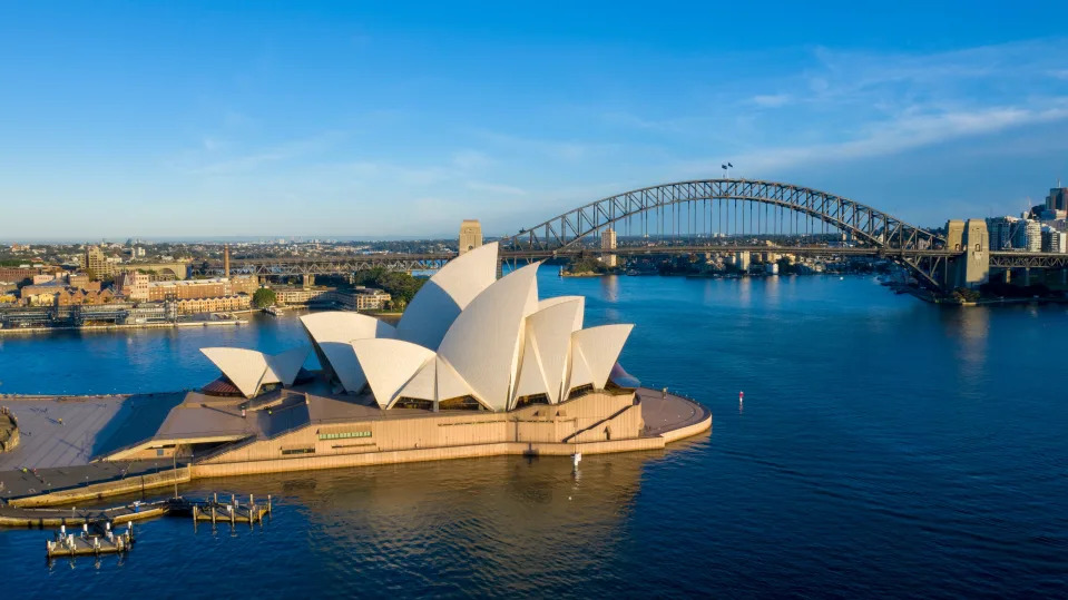 The Sydney Opera House in Sydney, Australia.