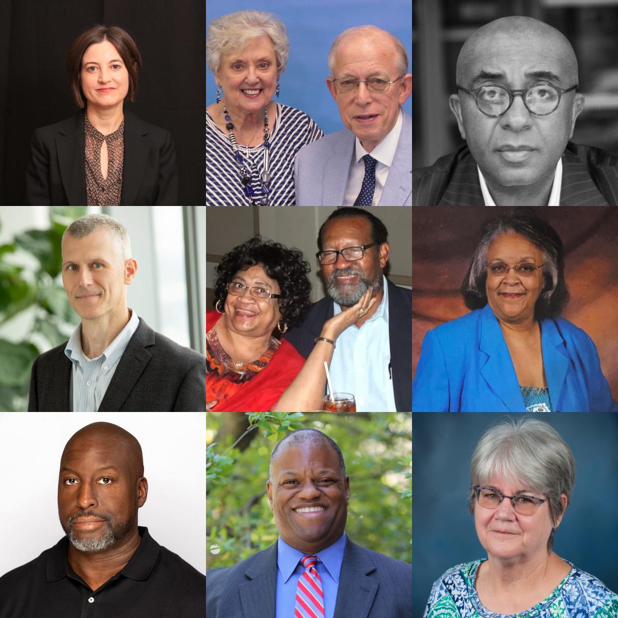 These are the people behind the Alabama Humanities Alliance podcast Democracy and the Informed Citizen. From left, Laura Anderson, Gary and Jerrie Burton, Byron Williams, Garrett Lane, Mary and Freddie Howard, Jean Mosley, Fred Fluker, George Daniels and Nan Fairley