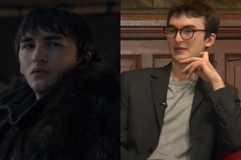 Él encarnó al soberano de los Seis Reinos, Bran Stark. Pronto estrenará 'Voyagers' (2020) junto a Colin Farrell y también rodará 'The Blue Mauritius'. Pese al trampolín que supuso la serie de HBO, Hempstead-Wright reveló en una charla en Oxford que se centrará en la universidad y compaginará sus estudios con la interpretación. (Foto: HBO / YouTube / <a href="https://www.youtube.com/watch?v=C-JE74jN2a4" rel="nofollow noopener" target="_blank" data-ylk="slk:OxfordUnion;elm:context_link;itc:0;sec:content-canvas" class="link ">OxfordUnion</a>)