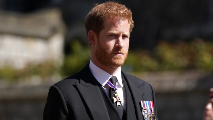 Prince Harry has an established history of being "very much the subordinate" in his relationships, according to royal expert Duncan Larcombe. <span class="copyright">Victoria Jones</span>