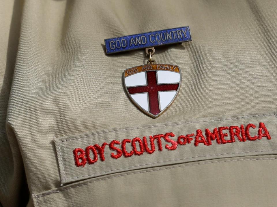 <p>Boy Scouts of America badge</p> (AP)