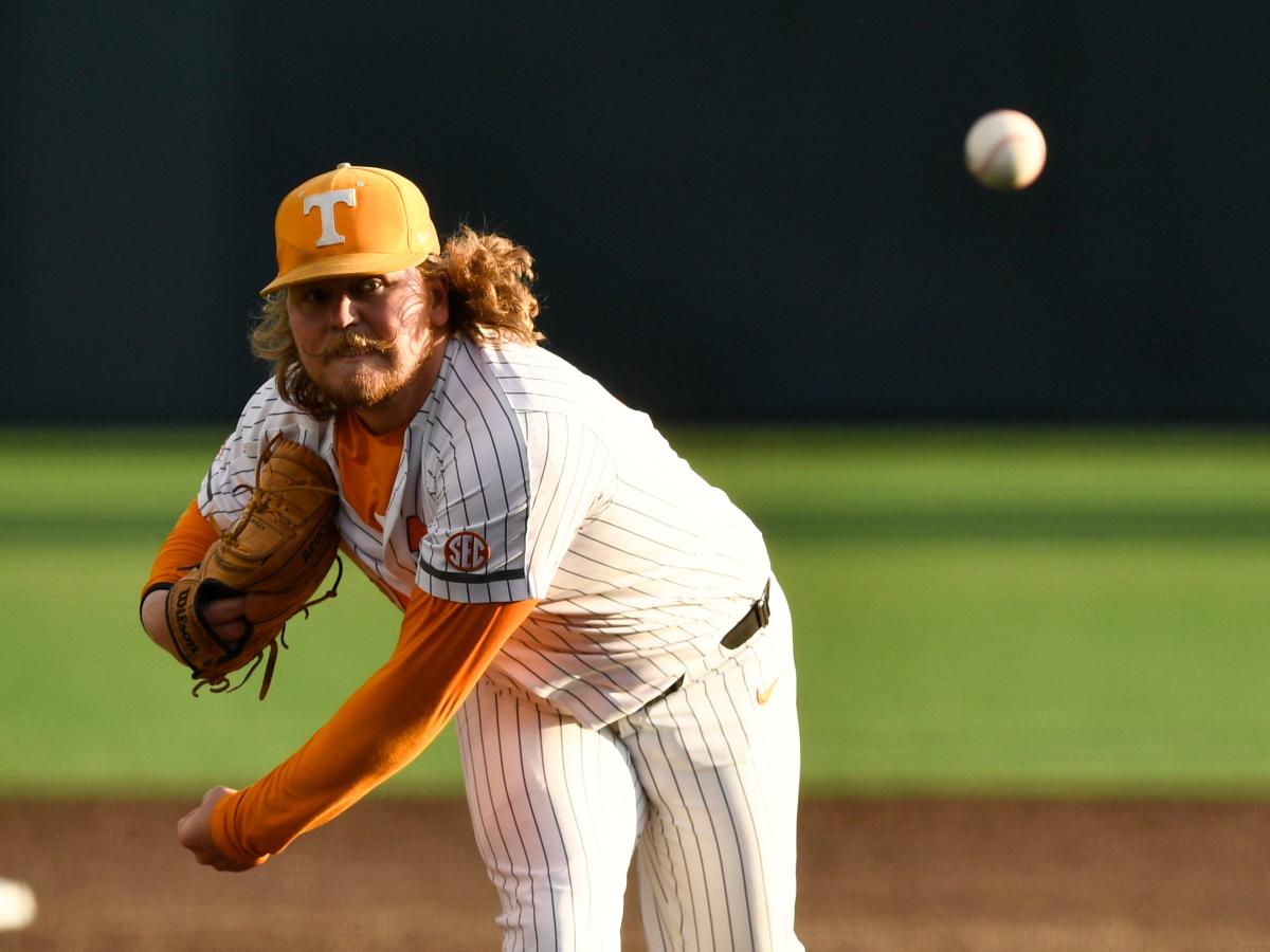 Kirby Connell's mustache: Tennessee baseball pitcher went old-school