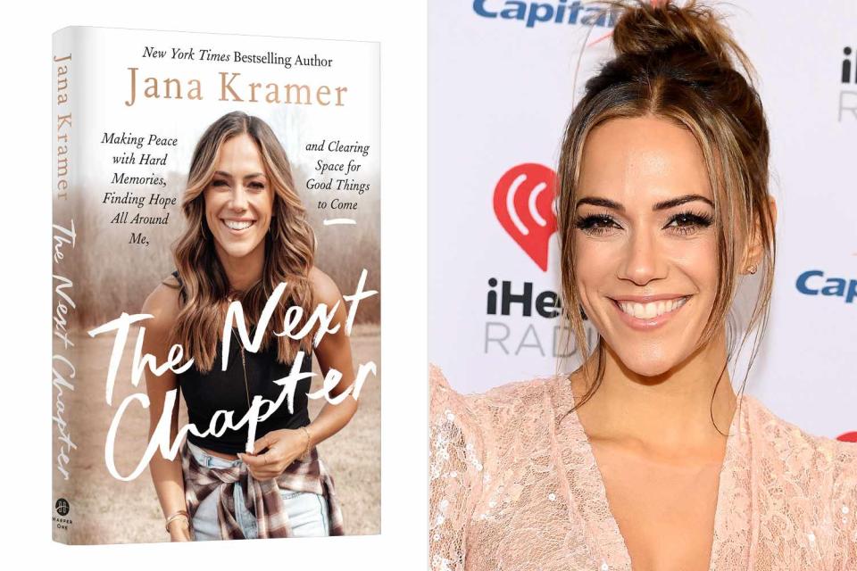 <p>Harper Collins Publishers, Dave Kotinsky/Getty</p> Jana Kramer