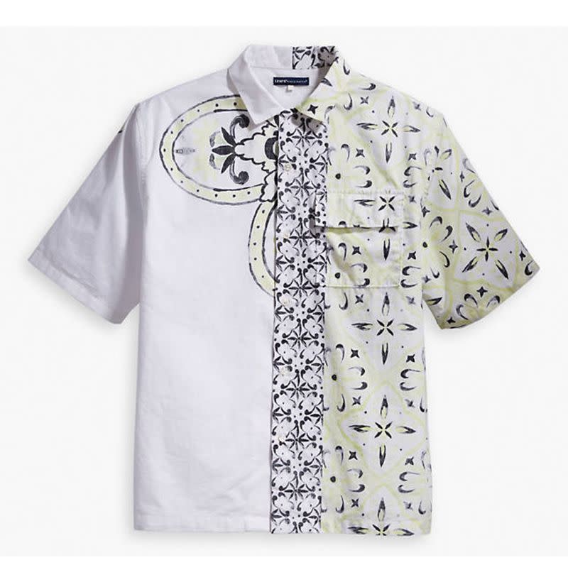 Short Sleeve Camp Collar Shirt