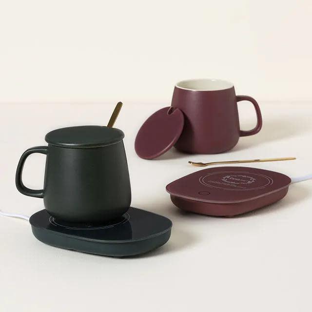 IN STOCK, Ceramic Travel Coffee Mug, Large Pottery Travel Mug Lavender  Brown, 24 oz Stoneware Mug, Handmade Commuter Mug