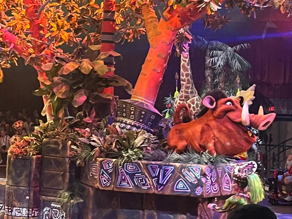 shot of festival of the lion king at animal kingdom