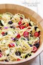 <p>This recipe proves that you shouldn't shy away from long spaghetti noodles in your pasta salad. </p><p><strong>Get the recipe at <a rel="nofollow noopener" href="http://therecipecritic.com/2015/05/california-spaghetti-salad/" target="_blank" data-ylk="slk:The Recipe Critic;elm:context_link;itc:0;sec:content-canvas" class="link ">The Recipe Critic</a>. </strong></p>