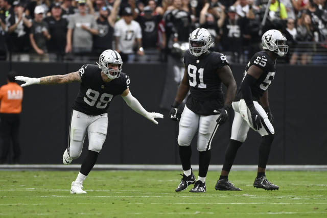 Maxx Crosby on baby watch as Raiders prepare for Chiefs