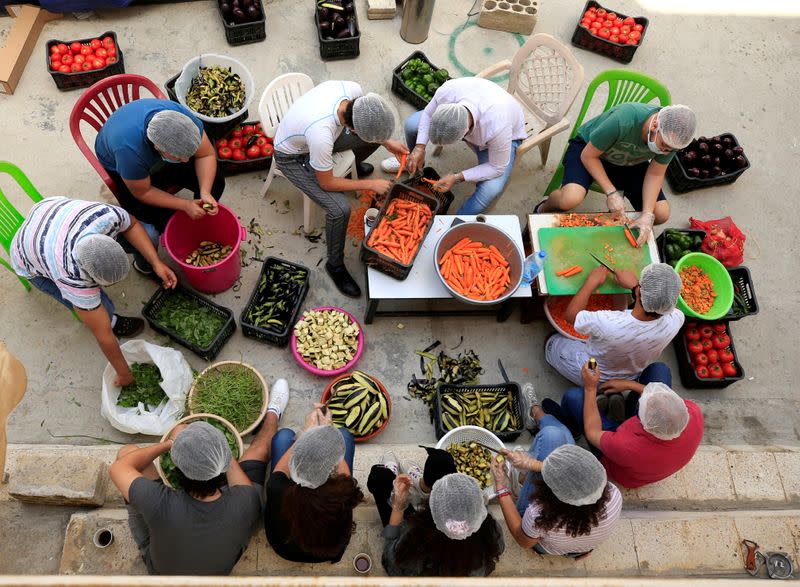 FILE PHOTO: The spread of the coronavirus disease (COVID-19) in the port city of Sidon