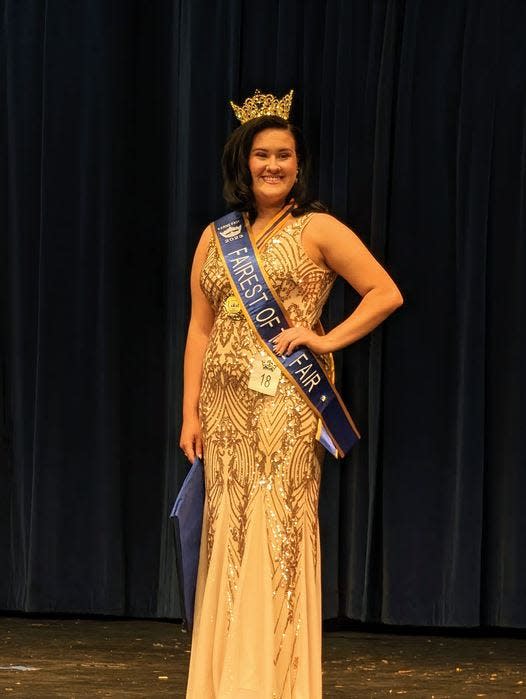 Madison Clabough is crowned the 2023 Fairest of the Fair at the annual Karns pageant at Karns High School July 8, 2023.