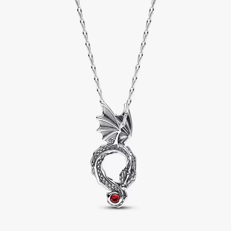 Game of Thrones Dragon Pendant Necklace. Image via Pandora.