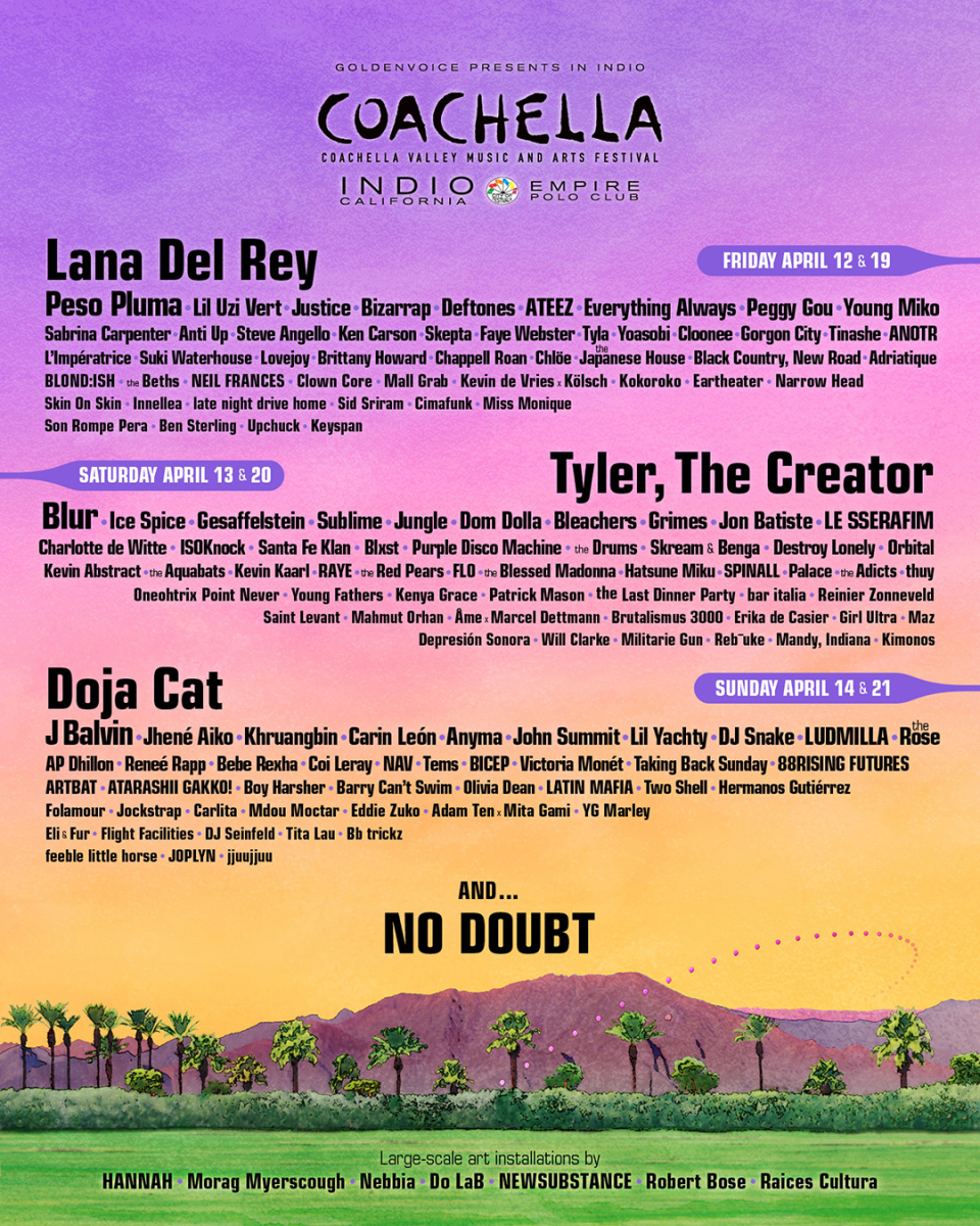 Coachella 2024 Flyer