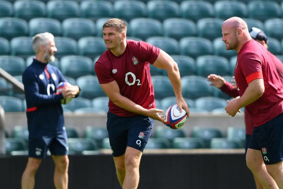 Return: Owen Farrell is back to captain England against Wales at Twickenham (Getty Images)