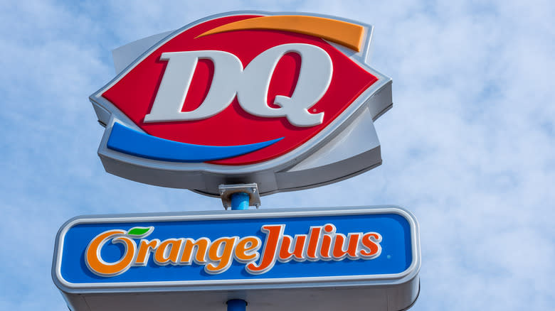 DQ Orange Juilius sign