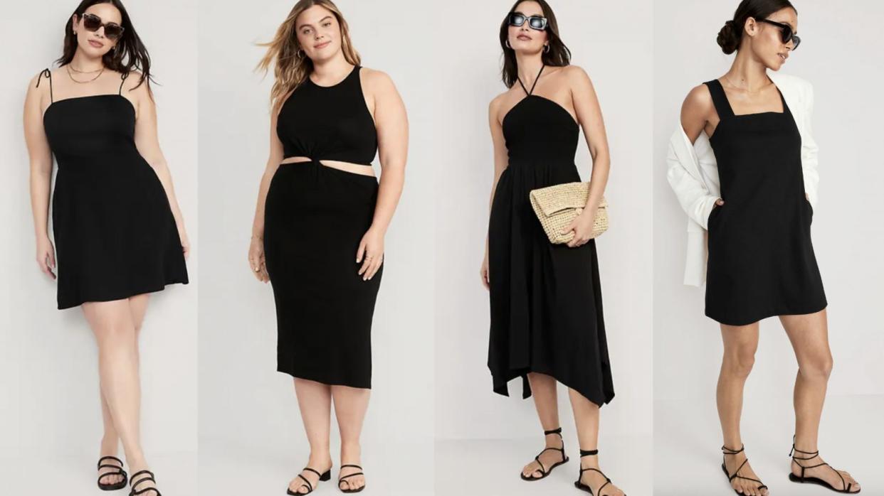 Old Navy black dresses