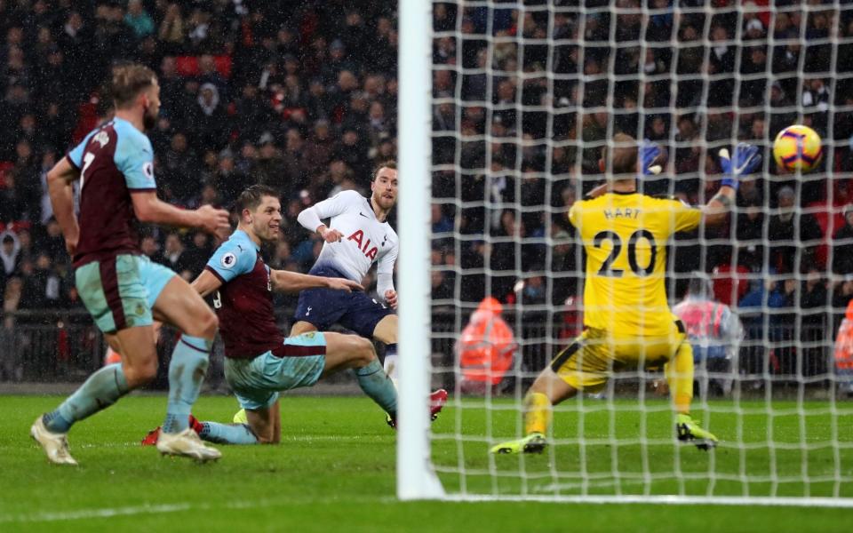 Christian Eriksen pounced in injury time after Burnley had kept Spurs at bay - Tottenham Hotspur FC