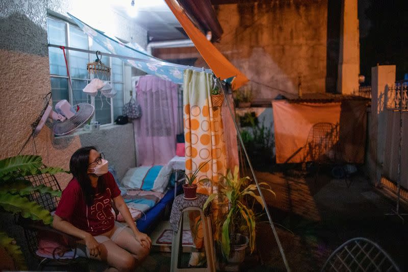 Between duty and family: Philippines doctor isolates at home after work