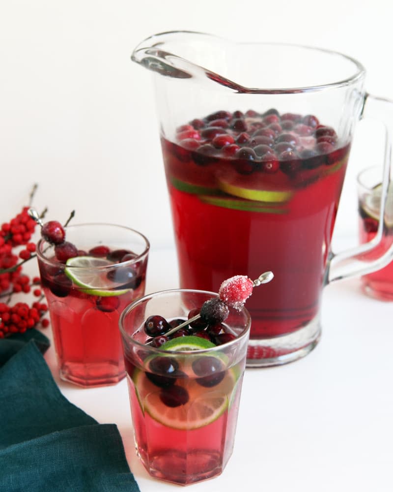 Cranberry Pitcher Margaritas