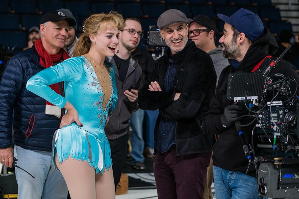 Margot Robbie and <i>I, Tonya</i> director Craig Gillespie. (Photo: 30West)