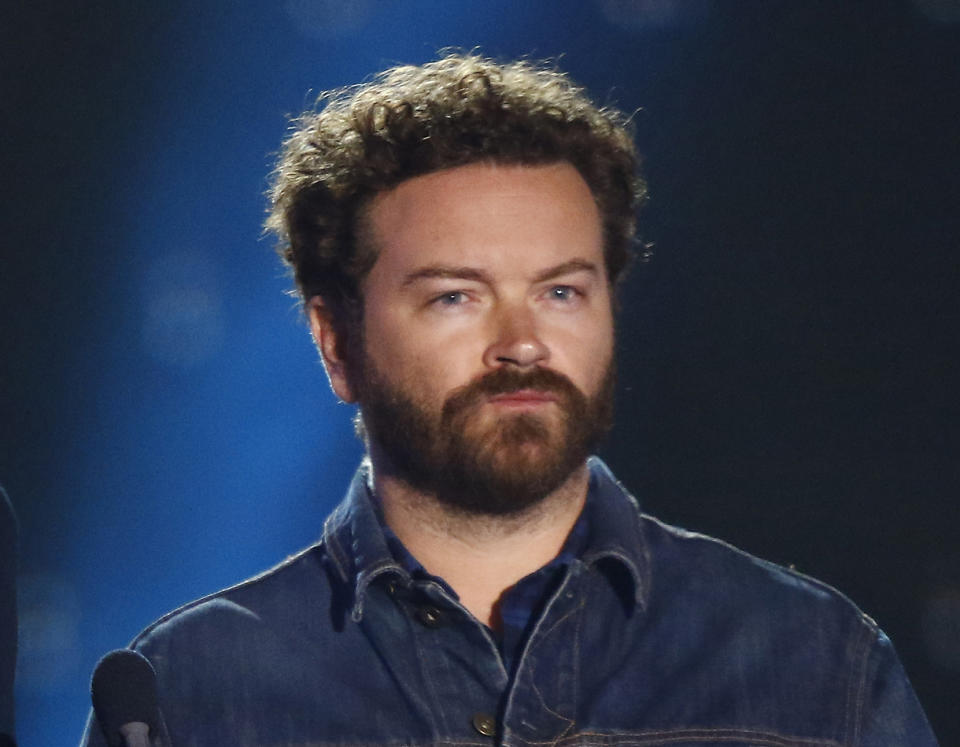 FILE - Danny Masterson appears at the CMT Music Awards in Nashville, Tenn., on June 7, 2017. Ashton Kutcher and Mila Kunis are apologizing for character letters the celebrity couple wrote on behalf of actor Danny Masterson ahead of this week's sentencing of their fellow "That '70s Show" cast member. A judge in Los Angeles on Thursday sentenced Masterson to 30 years to life in prison for raping two women in 2003. (Photo by Wade Payne/Invision/AP, File)