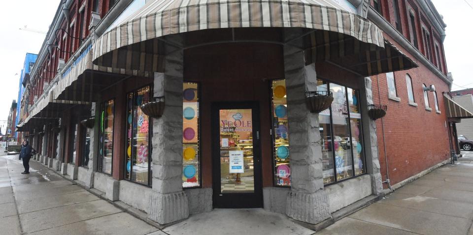 Ye Olde Sweet Shoppe, 402 State St., a popular cookie and pastry shop, is going strong after 35 years.