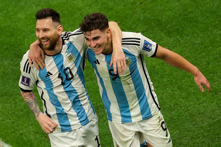 Leo Messi y Julián Álvarez fueron una dupla clave durante el Mundial