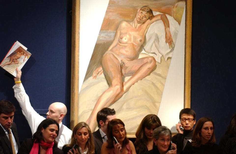 Lucian Freud’s painting of Kate Moss