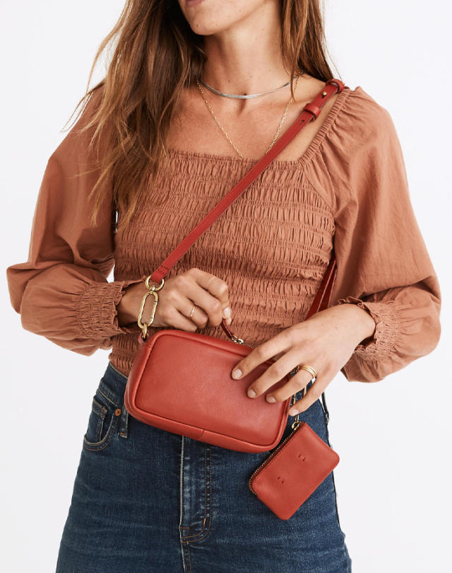 Madewell Mini The Leather Carabiner Crossbody Bag