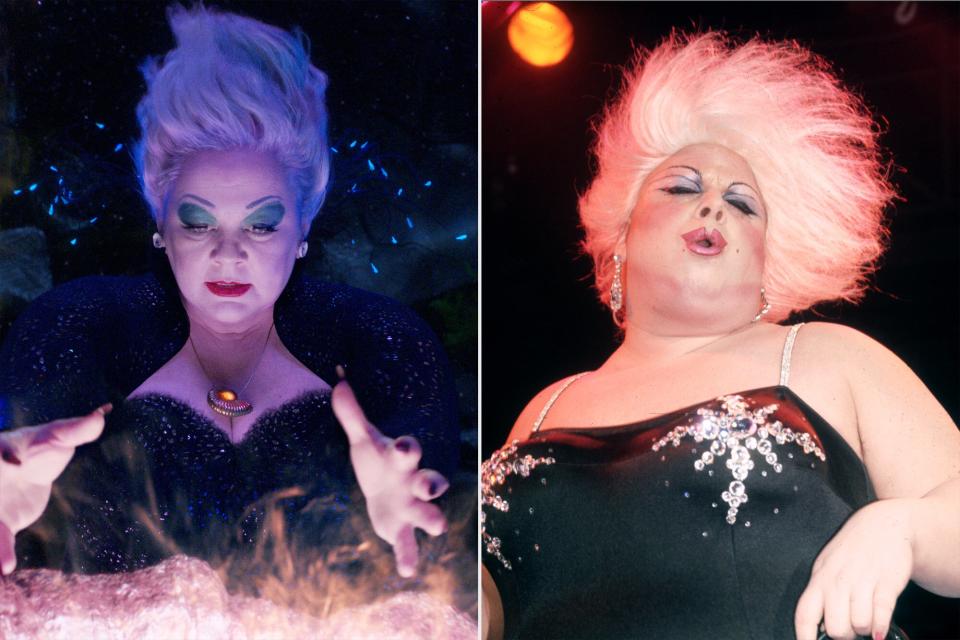 Melissa McCarthy as Ursula in 'The LIttle Mermaid'; Divine