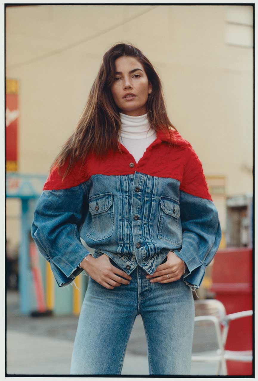 <p><strong>Model:</strong> Lily Aldridge<br><strong>Photographer:</strong> Quentin de Briey<br>(Photo: courtesy of Levi’s) </p>