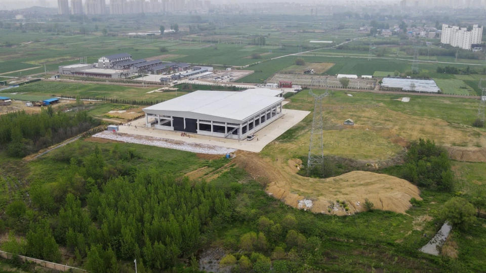 Excavation site near the city of Huainan in China’s eastern Anhui Province.