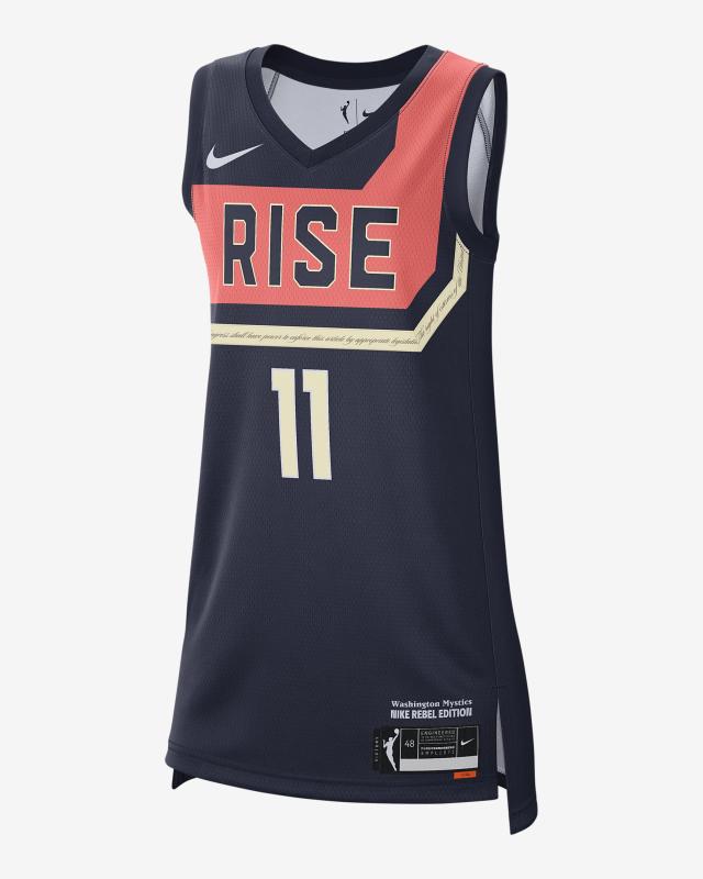 Nike Breanna Stewart Black Seattle Storm Rebel Edition Jersey