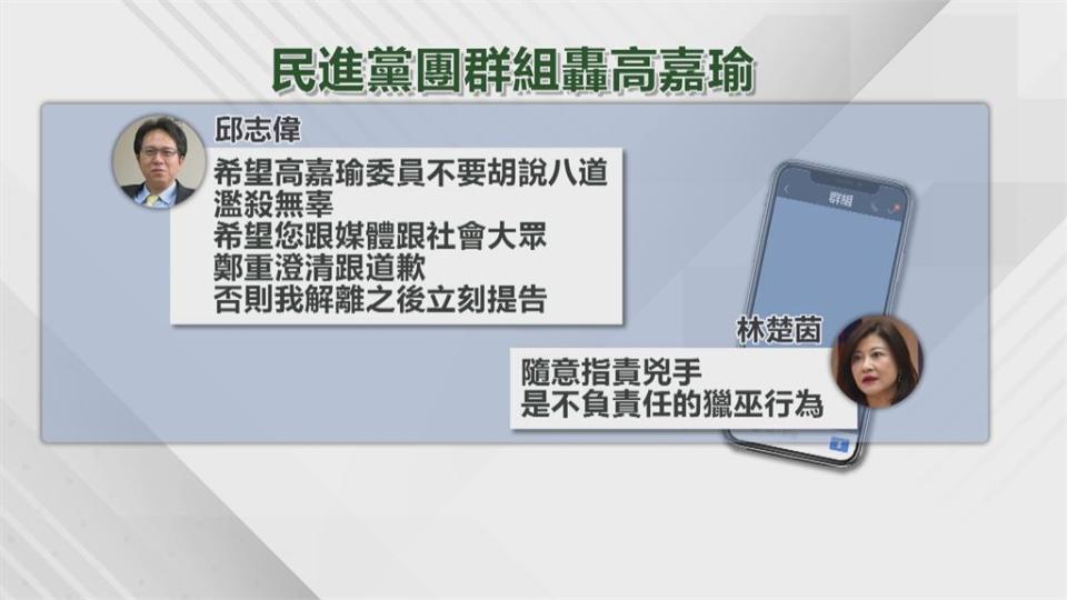 指控被邱志偉傳染掀風波　高嘉瑜道歉：開玩笑