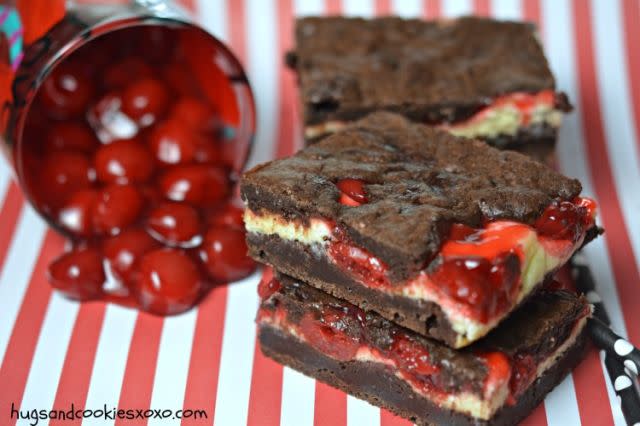 Cherry Cheesecake Brownies