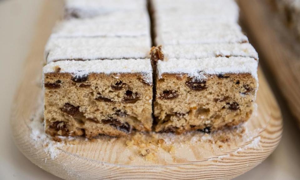 Stollen is becoming much more popular in the UK.