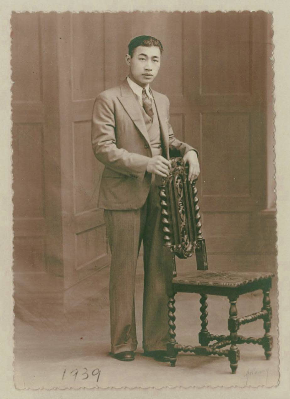 Gordon Jin's father, Frank Jin, is seen here in 1939. He paid a $300 head tax, solely because of his race, to gain entry to Newfoundland.