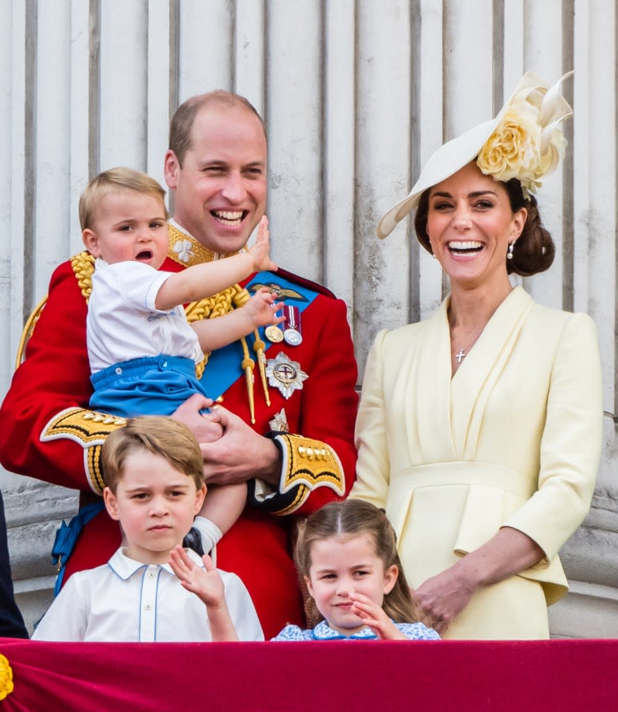 Prince Louis, Prince George, Prince William, Princess Charlotte and Kate Middleton. Samir Hussein/WireImage